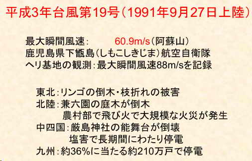 台風被害状況